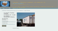 Desktop Screenshot of losangelesfreightcompany.shipalliance.com
