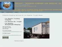 Tablet Screenshot of losangelesfreightcompany.shipalliance.com