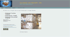 Desktop Screenshot of pittsburghfreightcompany.shipalliance.com